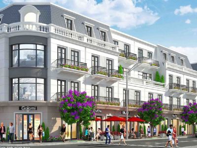 Bán shophouse hướng Đông vị trí tốt để kinh doanh mặt tiền 9m Rose Valley Mê Linh giá VIP